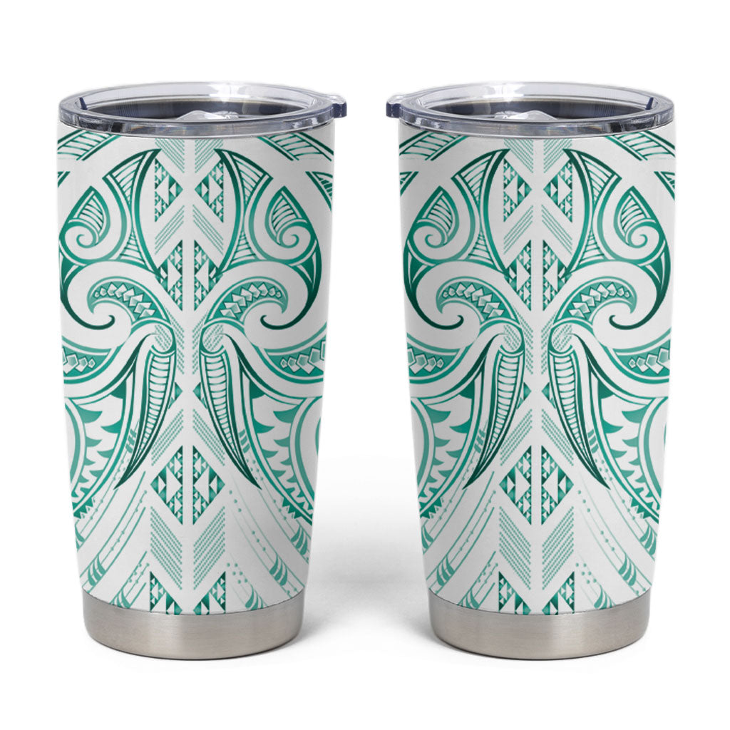 Maori Rugby Custom Ngaru Mangopare Tumbler Cup Karikiorangi Taniwha Motif