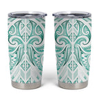 Maori Rugby Custom Ngaru Mangopare Tumbler Cup Karikiorangi Taniwha Motif
