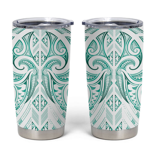 Maori Rugby Custom Ngaru Mangopare Tumbler Cup Karikiorangi Taniwha Motif