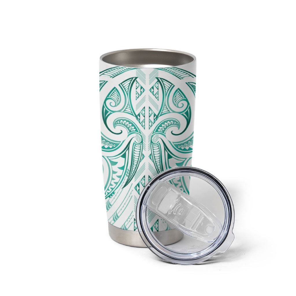 Maori Rugby Custom Ngaru Mangopare Tumbler Cup Karikiorangi Taniwha Motif