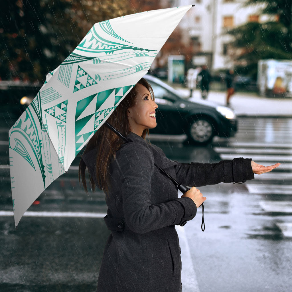 Maori Rugby Custom Ngaru Mangopare Umbrella Karikiorangi Taniwha Motif
