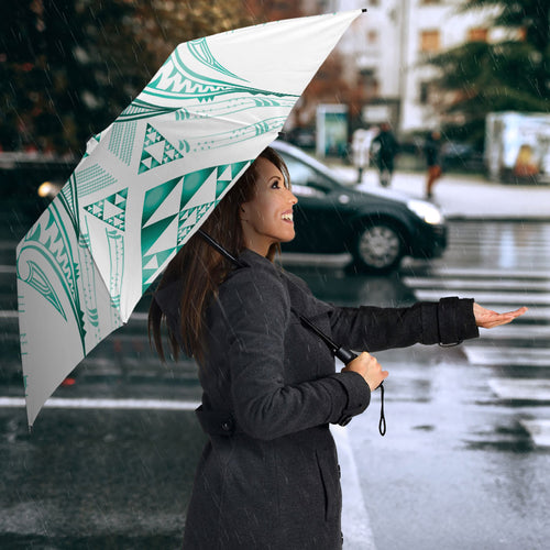 Maori Rugby Custom Ngaru Mangopare Umbrella Karikiorangi Taniwha Motif