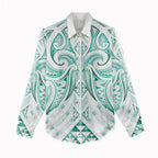 Maori Rugby Custom Ngaru Mangopare Women Casual Shirt Karikiorangi Taniwha Motif