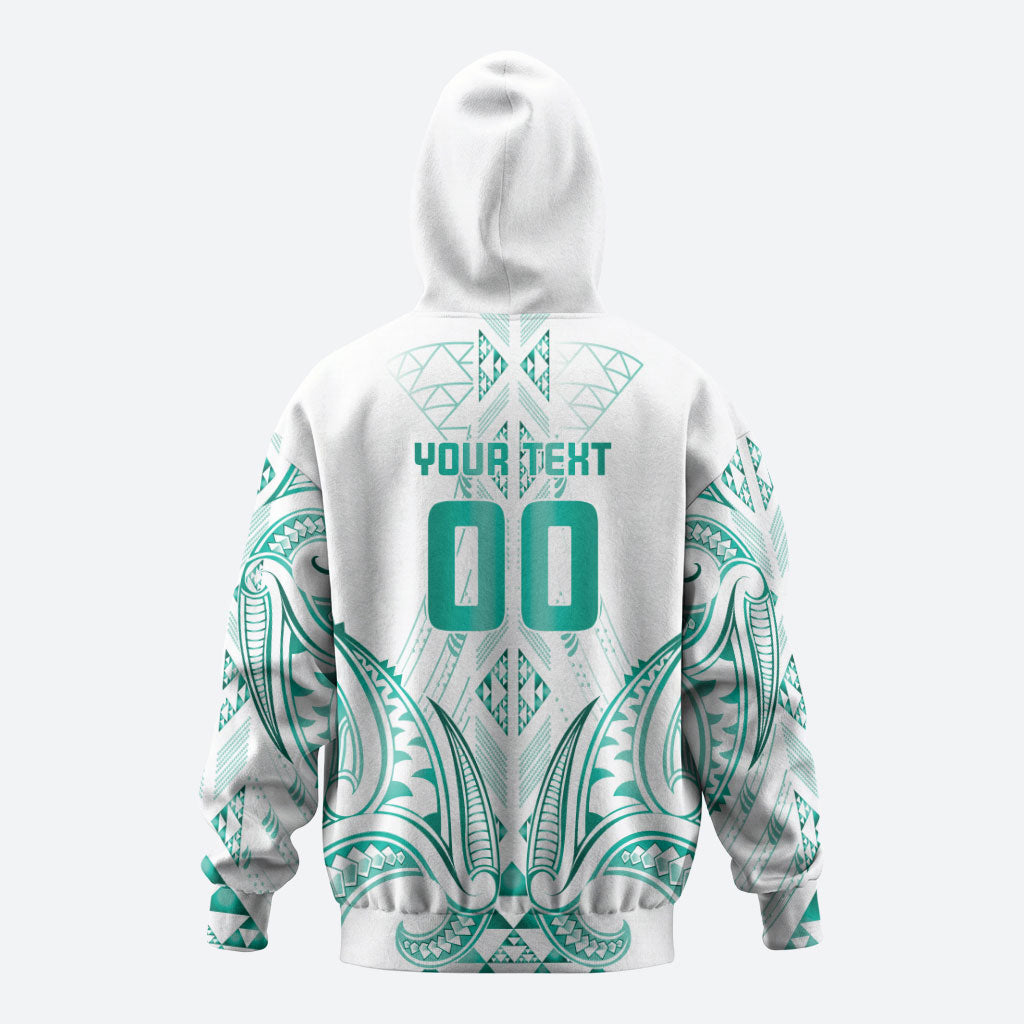 Maori Rugby Custom Ngaru Mangopare Zip Hoodie Karikiorangi Taniwha Motif
