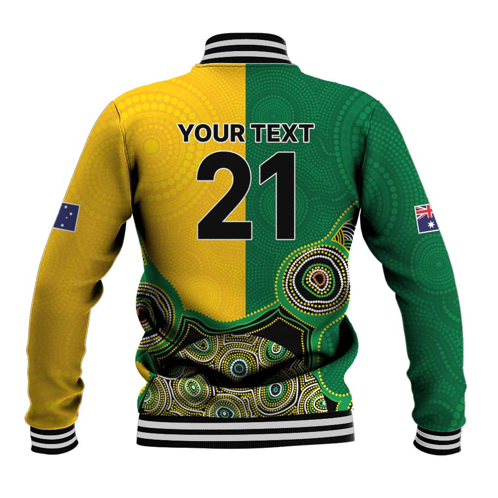 Custom Australia Cricket Spirit 2026 Baseball Jacket World T20 Edition - Aussie Color Aboriginal Motif - Aussie Hoodie