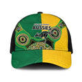 Australia Cricket Spirit 2026 Baseball Net Cap World T20 Edition - Aussie Color Aboriginal Motif - Aussie Hoodie