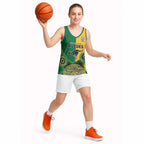 Custom Australia Cricket Spirit 2026 Basketball Jersey World T20 Edition - Aussie Color Aboriginal Motif - Aussie Hoodie