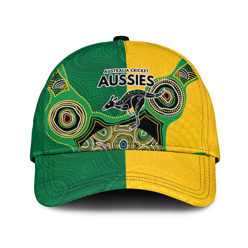 Australia Cricket Spirit 2026 Classic Cap World T20 Edition - Aussie Color Aboriginal Motif - Aussie Hoodie