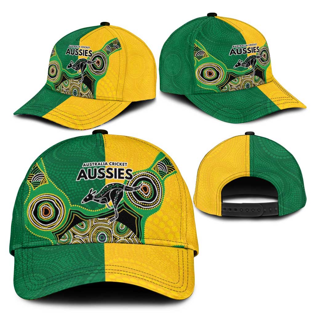 Australia Cricket Spirit 2026 Classic Cap World T20 Edition - Aussie Color Aboriginal Motif - Aussie Hoodie