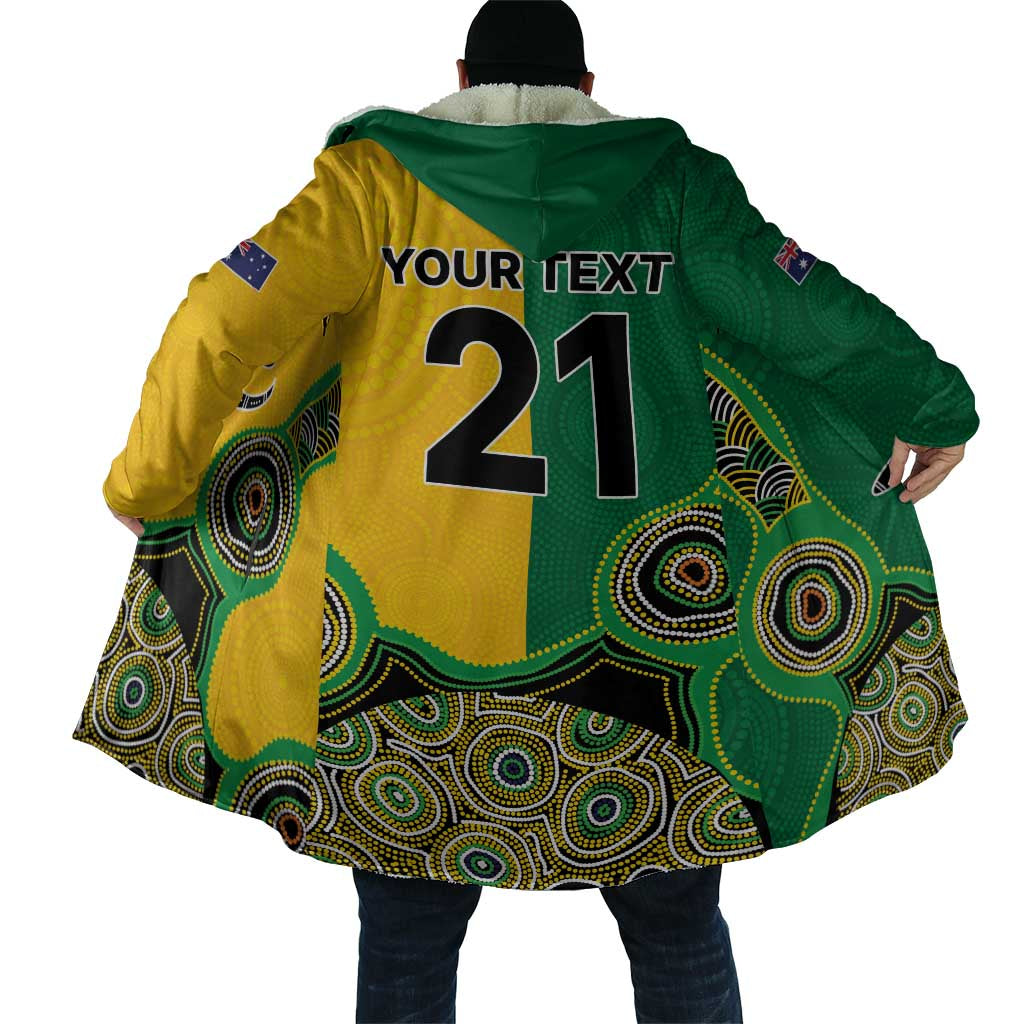 Custom Australia Cricket Spirit 2026 Cloak World T20 Edition - Aussie Color Aboriginal Motif - Aussie Hoodie