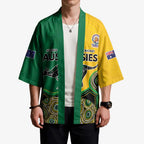 Custom Australia Cricket Spirit 2026 Kimono World T20 Edition - Aussie Color Aboriginal Motif - Aussie Hoodie