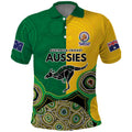 Custom Australia Cricket Spirit 2026 Polo Shirt World T20 Edition - Aussie Color Aboriginal Motif - Aussie Hoodie