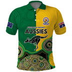 Custom Australia Cricket Spirit 2026 Polo Shirt World T20 Edition - Aussie Color Aboriginal Motif - Aussie Hoodie