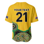 Custom Australia Cricket Spirit 2026 Baseball Jersey World T20 Edition - Gold Aboriginal - Aussie Hoodie