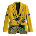 Custom Australia Cricket Spirit 2026 Blazer World T20 Edition - Gold Aboriginal - Aussie Hoodie