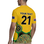Custom Australia Cricket Spirit 2026 Rugby Jersey World T20 Edition - Gold Aboriginal - Aussie Hoodie