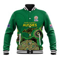 Custom Australia Cricket Spirit 2026 Baseball Jacket World T20 Edition - Green Aboriginal - Aussie Hoodie