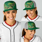Australia Cricket Spirit 2026 Baseball Net Cap World T20 Edition - Green Aboriginal - Aussie Hoodie
