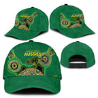 Australia Cricket Spirit 2026 Classic Cap World T20 Edition - Green Aboriginal - Aussie Hoodie