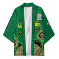 Custom Australia Cricket Spirit 2026 Kimono World T20 Edition - Green Aboriginal - Aussie Hoodie