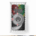Aotearoa and Cook Islands Mo Te Tiriti Baby Bed Cover New Zealand Honour The Treaty Ake!Ake!Ake!