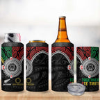 Aotearoa and Cook Islands Mo Te Tiriti 4 in 1 Can Cooler Tumbler New Zealand Honour The Treaty Ake!Ake!Ake!