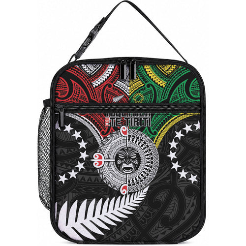Aotearoa and Cook Islands Mo Te Tiriti Lunch Bag New Zealand Honour The Treaty Ake!Ake!Ake!