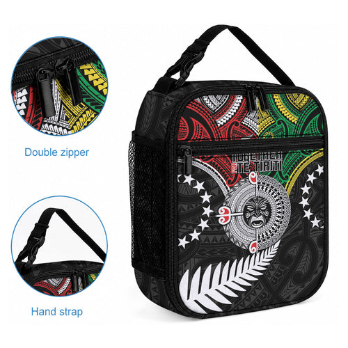 Aotearoa and Cook Islands Mo Te Tiriti Lunch Bag New Zealand Honour The Treaty Ake!Ake!Ake!