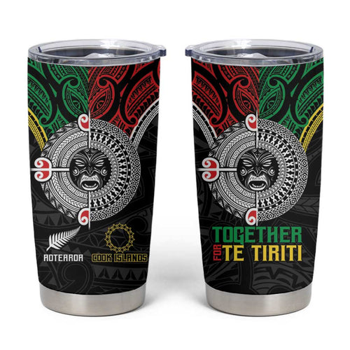 Aotearoa and Cook Islands Mo Te Tiriti Tumbler Cup New Zealand Honour The Treaty Ake!Ake!Ake!