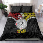 Aotearoa and Niue Mo Te Tiriti Bedding Set New Zealand Honour The Treaty Ake!Ake!Ake!