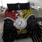 Aotearoa and Niue Mo Te Tiriti Bedding Set New Zealand Honour The Treaty Ake!Ake!Ake!