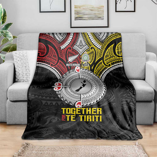 Aotearoa and Niue Mo Te Tiriti Blanket New Zealand Honour The Treaty Ake!Ake!Ake!