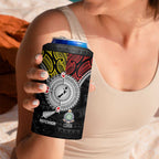 Aotearoa and Niue Mo Te Tiriti 4 in 1 Can Cooler Tumbler New Zealand Honour The Treaty Ake!Ake!Ake!