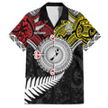Aotearoa and Niue Mo Te Tiriti Family Matching Tank Maxi Dress and Hawaiian Shirt New Zealand Honour The Treaty Ake!Ake!Ake!