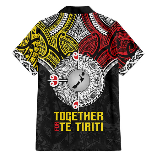Aotearoa and Niue Mo Te Tiriti Hawaiian Shirt New Zealand Honour The Treaty Ake!Ake!Ake!