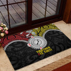 Aotearoa and Niue Mo Te Tiriti Rubber Doormat New Zealand Honour The Treaty Ake!Ake!Ake!