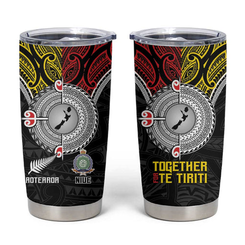 Aotearoa and Niue Mo Te Tiriti Tumbler Cup New Zealand Honour The Treaty Ake!Ake!Ake!