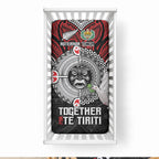 Aotearoa and Tonga Mo Te Tiriti Baby Bed Cover New Zealand Honour The Treaty Ake!Ake!Ake!