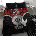 Aotearoa and Tonga Mo Te Tiriti Bedding Set New Zealand Honour The Treaty Ake!Ake!Ake!