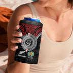 Aotearoa and Tonga Mo Te Tiriti 4 in 1 Can Cooler Tumbler New Zealand Honour The Treaty Ake!Ake!Ake!