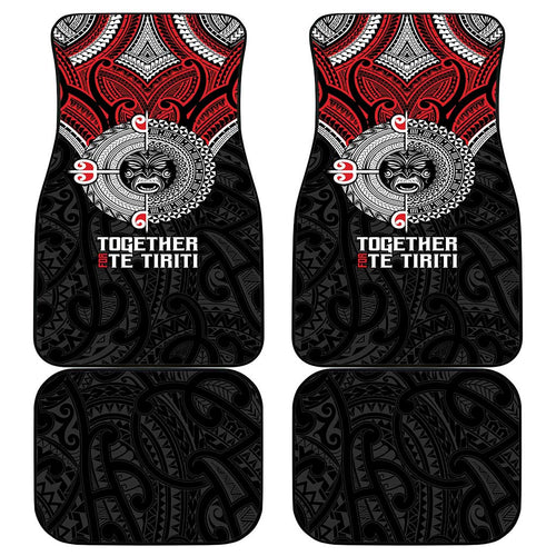 Aotearoa and Tonga Mo Te Tiriti Car Mats New Zealand Honour The Treaty Ake!Ake!Ake!