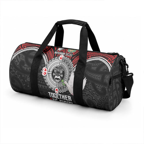 Aotearoa and Tonga Mo Te Tiriti Duffle Bag New Zealand Honour The Treaty Ake!Ake!Ake!