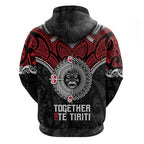 Aotearoa and Tonga Mo Te Tiriti Hoodie New Zealand Honour The Treaty Ake!Ake!Ake!