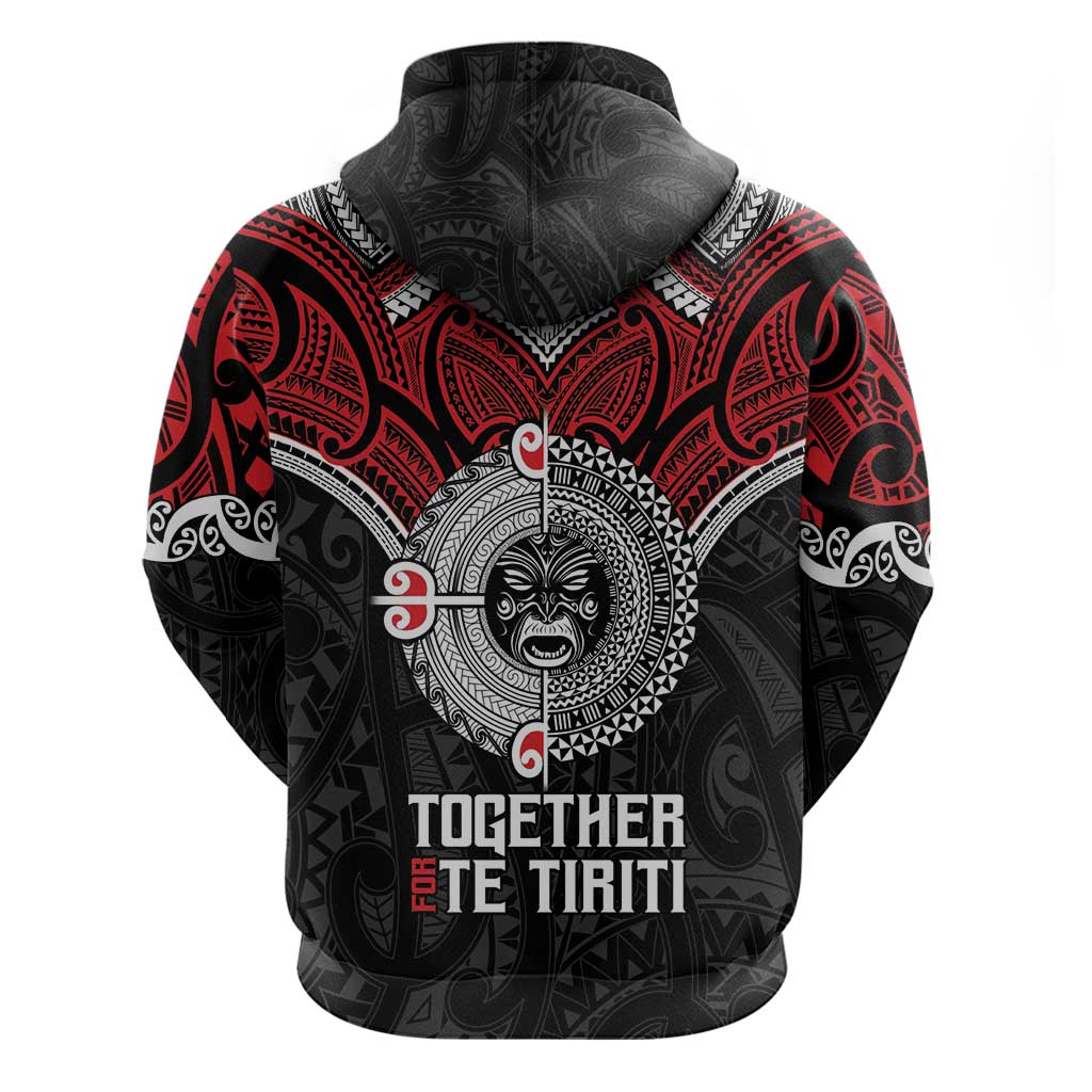 Aotearoa and Tonga Mo Te Tiriti Hoodie New Zealand Honour The Treaty Ake!Ake!Ake!