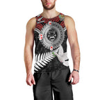 Aotearoa and Tonga Mo Te Tiriti Men Tank Top New Zealand Honour The Treaty Ake!Ake!Ake!