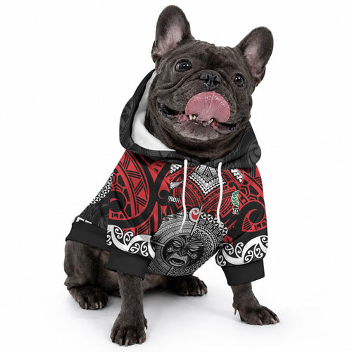 Aotearoa and Tonga Mo Te Tiriti Pet Hoodie New Zealand Honour The Treaty Ake!Ake!Ake!