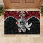 Aotearoa and Tonga Mo Te Tiriti Rubber Doormat New Zealand Honour The Treaty Ake!Ake!Ake!