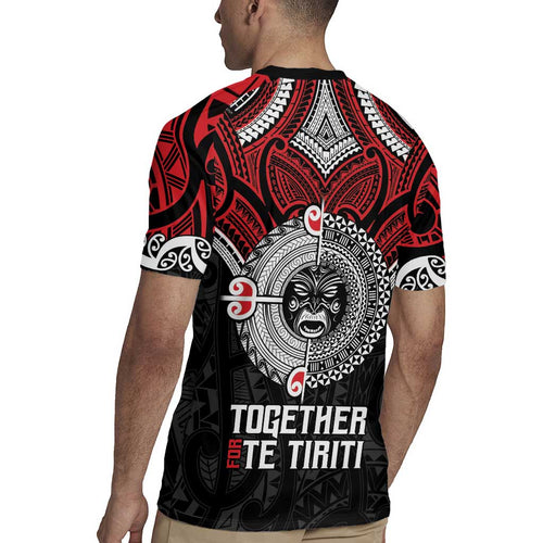 Aotearoa and Tonga Mo Te Tiriti Rugby Jersey New Zealand Honour The Treaty Ake!Ake!Ake!
