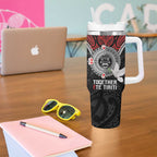Aotearoa and Tonga Mo Te Tiriti Tumbler With Handle New Zealand Honour The Treaty Ake!Ake!Ake!
