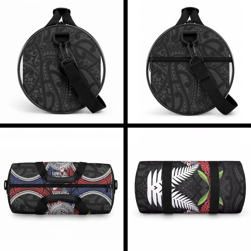 Aotearoa and Samoa Mo Te Tiriti Duffle Bag Tangata Moana Stand with Tangata Whenua